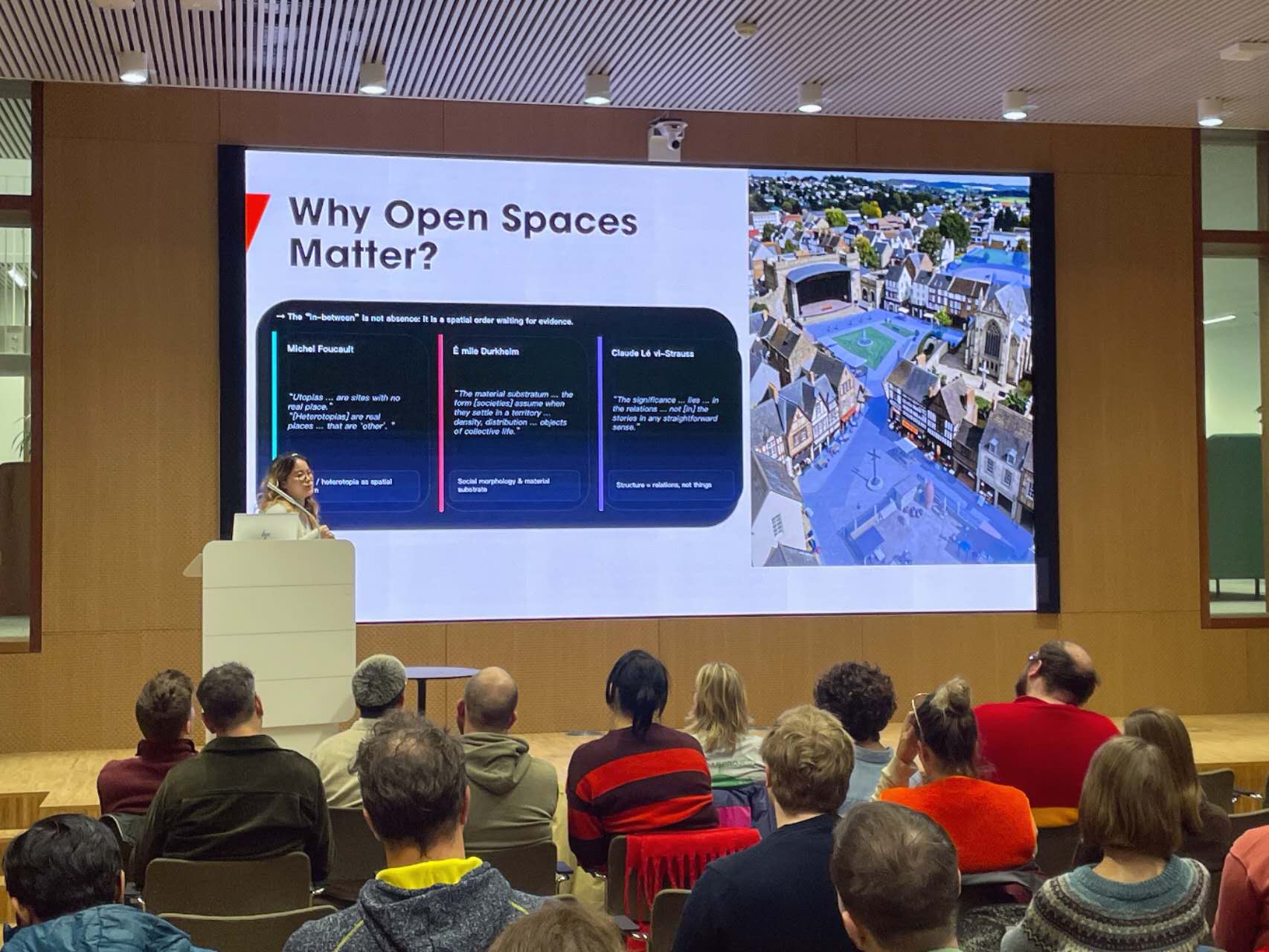 Open Spaces Are  Not Empty!